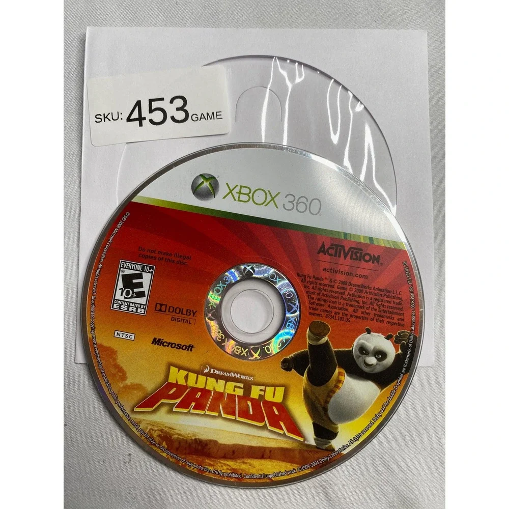 Kung Fu Panda Microsoft Xbox 360